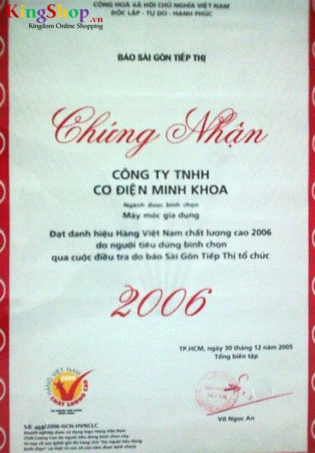 Hàng Việt Nam chất lượng cao 2006