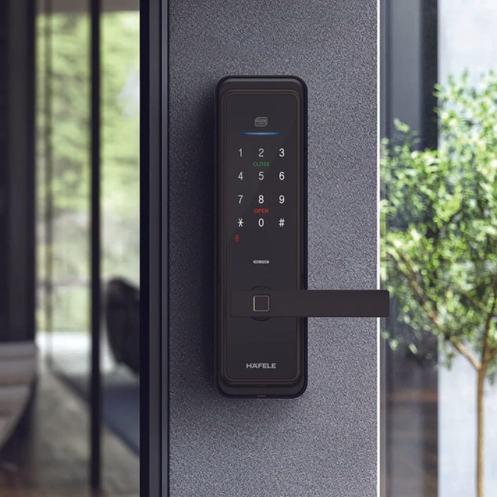 Khóa điện tử Hafele ML2502B Black  - Hàng chính hãng