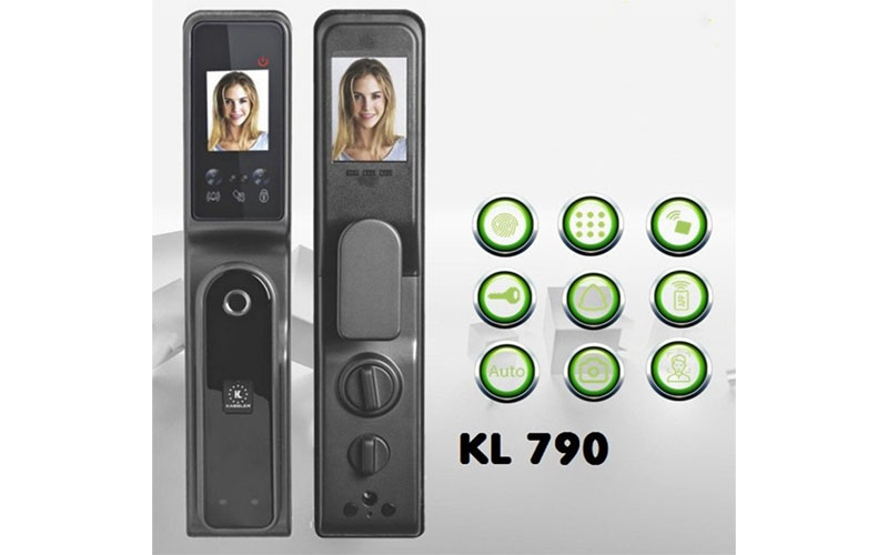 Khóa vân tay nhận diện khuôn mặt Face ID Kassler KL-790 App - Hàng chính hãng