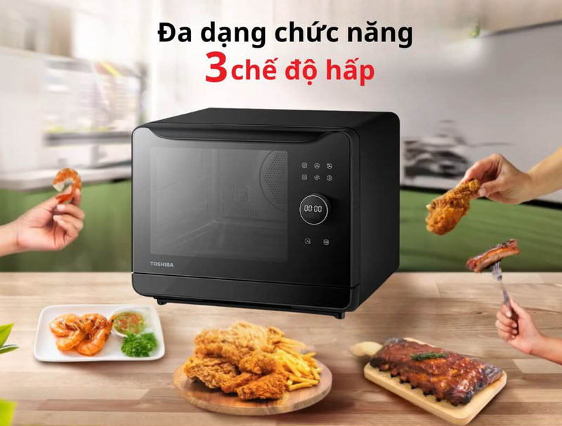 Đa dạng chế độ, thuận tiện cho việc nấu nướng