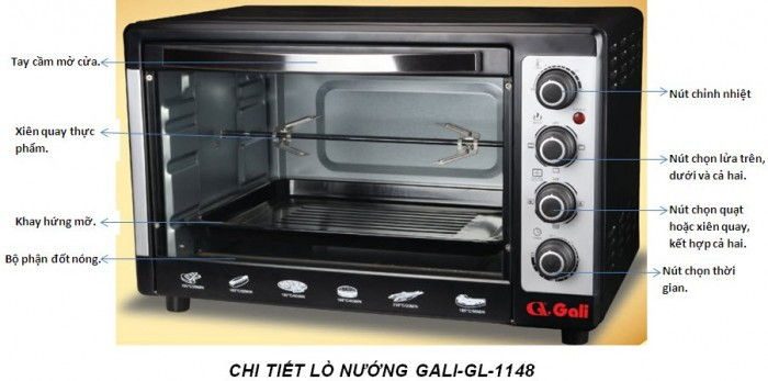 Lò nướng Gali GL-1148