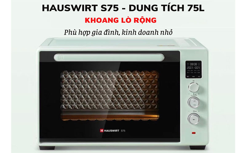 Dung tích của Lò nướng Hauswirt S75