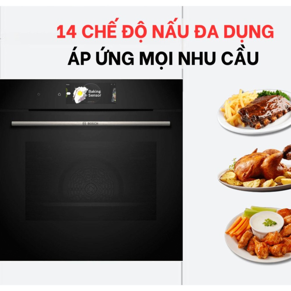 Lò nướng âm tủ Bosch HBG7784B1 - Hàng chính hãng