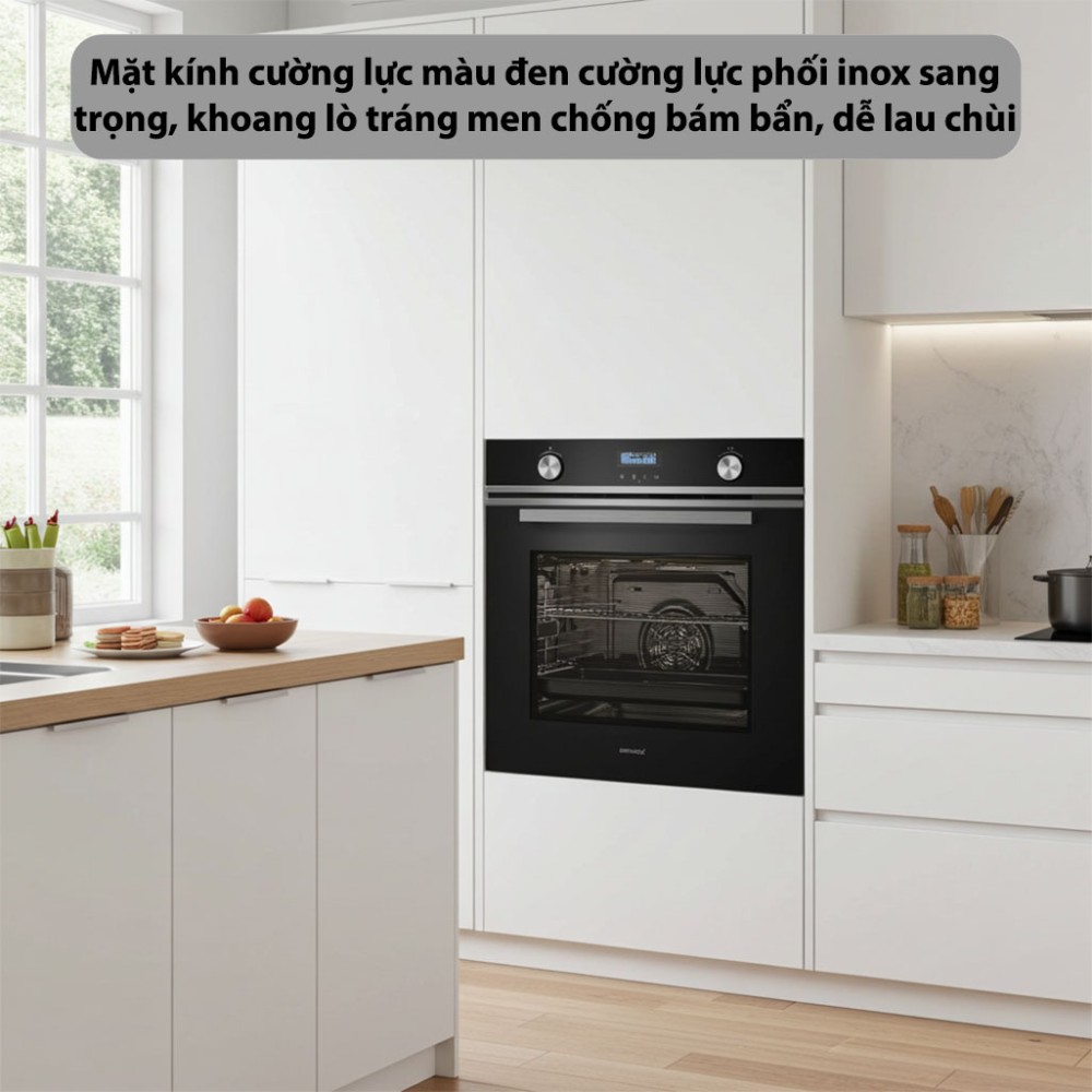 Lò nướng âm tủ GrandX GX75V8 - Hàng chính hãng