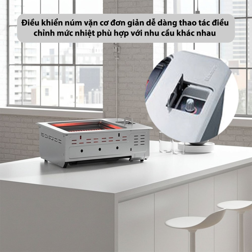 Lò nướng điện Rinnai RHG-1500R - Hàng chính hãng