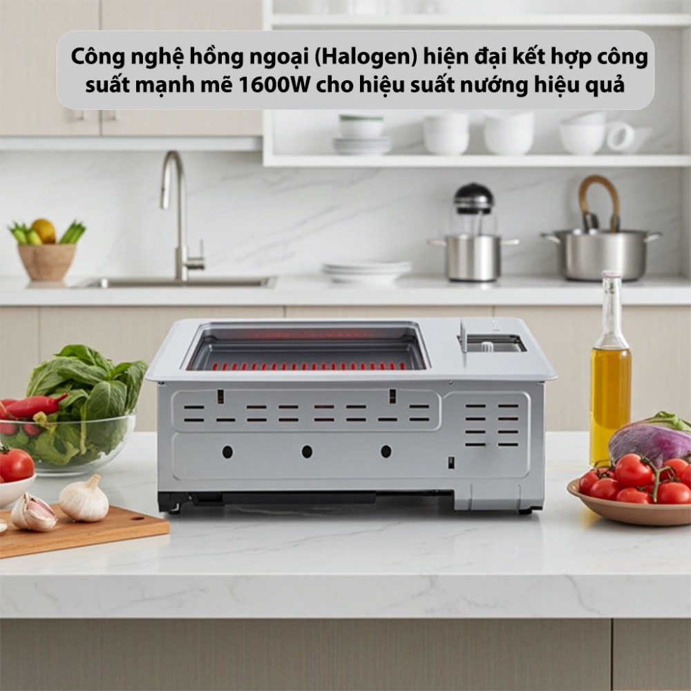 Lò nướng điện Rinnai RHG-1500R - Hàng chính hãng