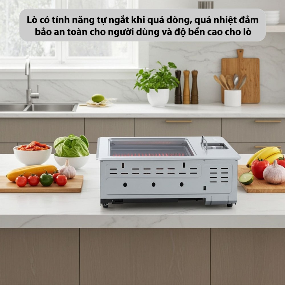 Lò nướng điện Rinnai RHG-1500R - Hàng chính hãng