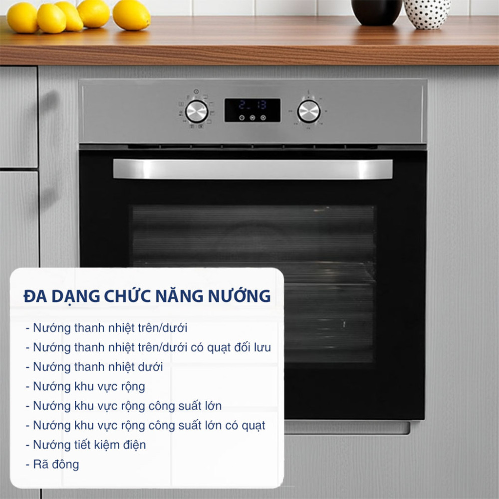 Lò nướng đối lưu Teka HCB-6435 70 lít 8 chương trình nướng hiện đại