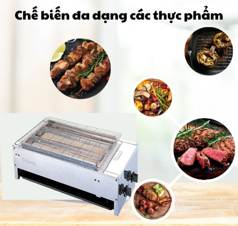 Chế biến được đa dạng các món ăn