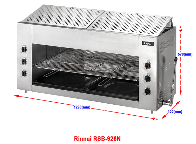 Kích thước của lò nướng  Rinnai RSB-926N