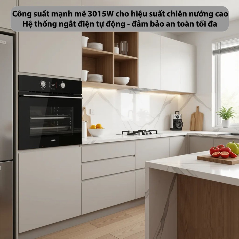 Lò nướng kết hợp chiên không dầu Teka AirFry HLC-8406-BK - Hàng chính hãng