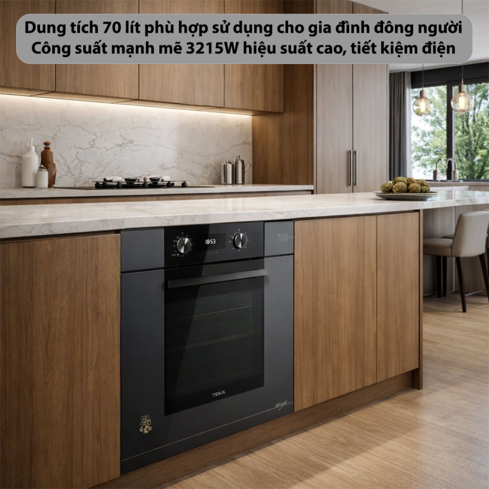 Lò nướng kết hợp hấp Teka HLB-84-VG - Hàng chính hãng