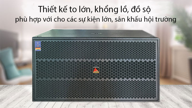 Thiết kế của Loa sub đôi Eudac JL-218