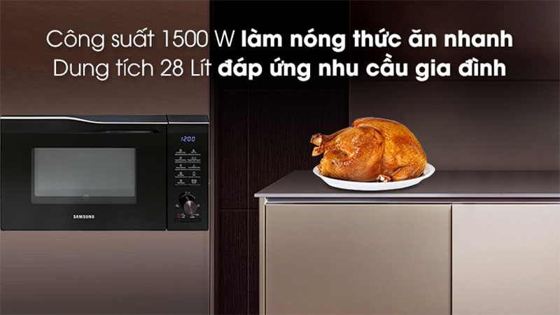 Công suất của Lò vi sóng Samsung MC28M6035CK/SV-N