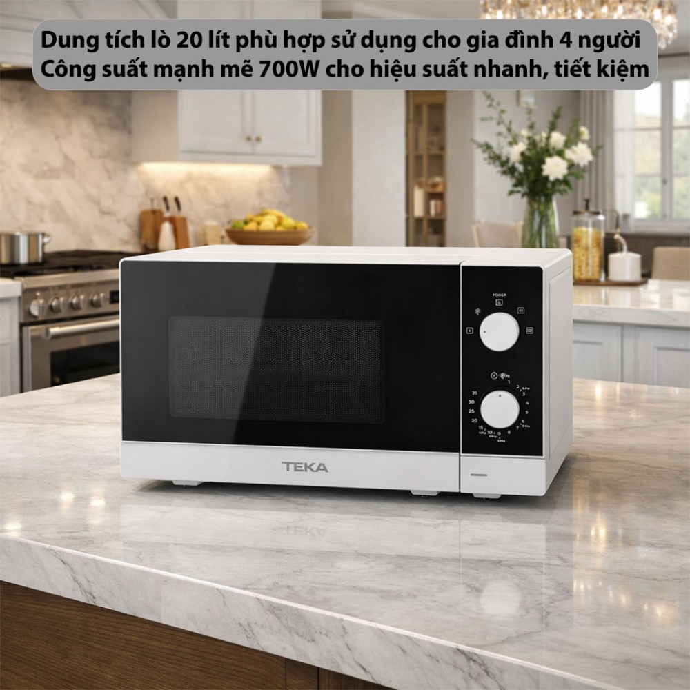 Lò vi sóng Teka MW-FS20-WH - Hàng chính hãng
