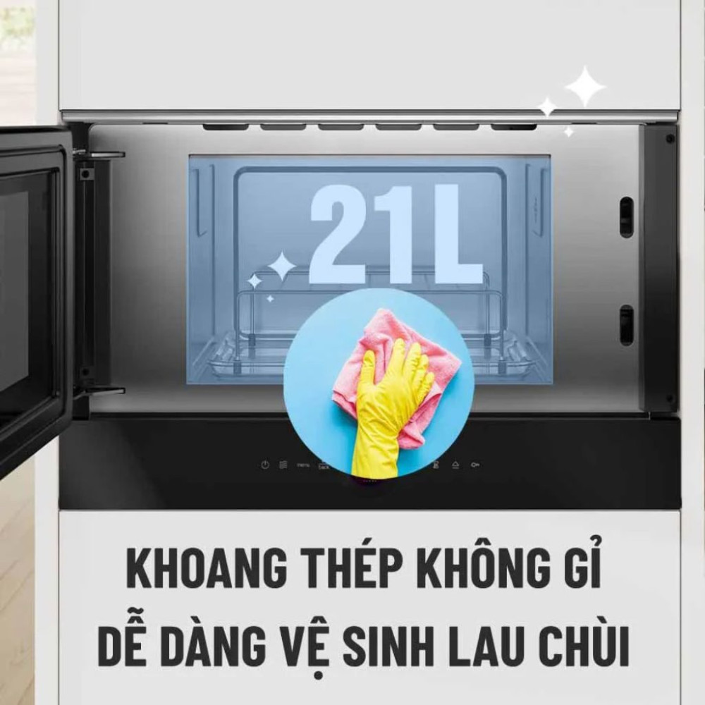 Lò vi sóng âm tủ kèm nướng Bosch BEL7321B1 - Hàng chính hãng