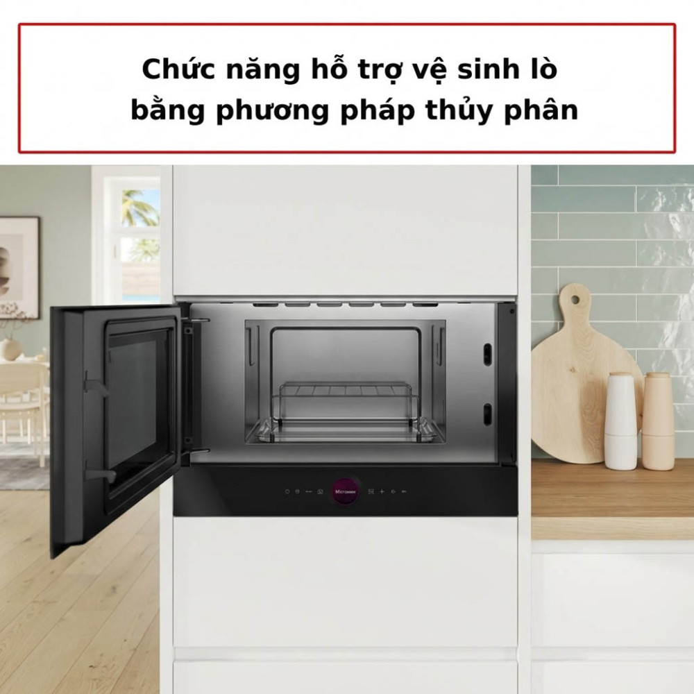 Lò vi sóng âm tủ kèm nướng Bosch BEL7321B1 - Hàng chính hãng