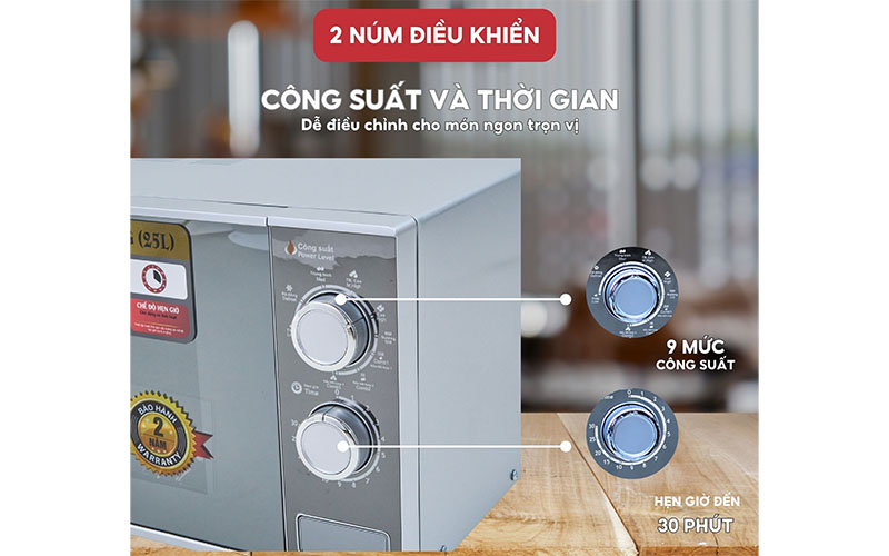 Điều khiển của Lò vi sóng có nướng Hasuka HSK-256