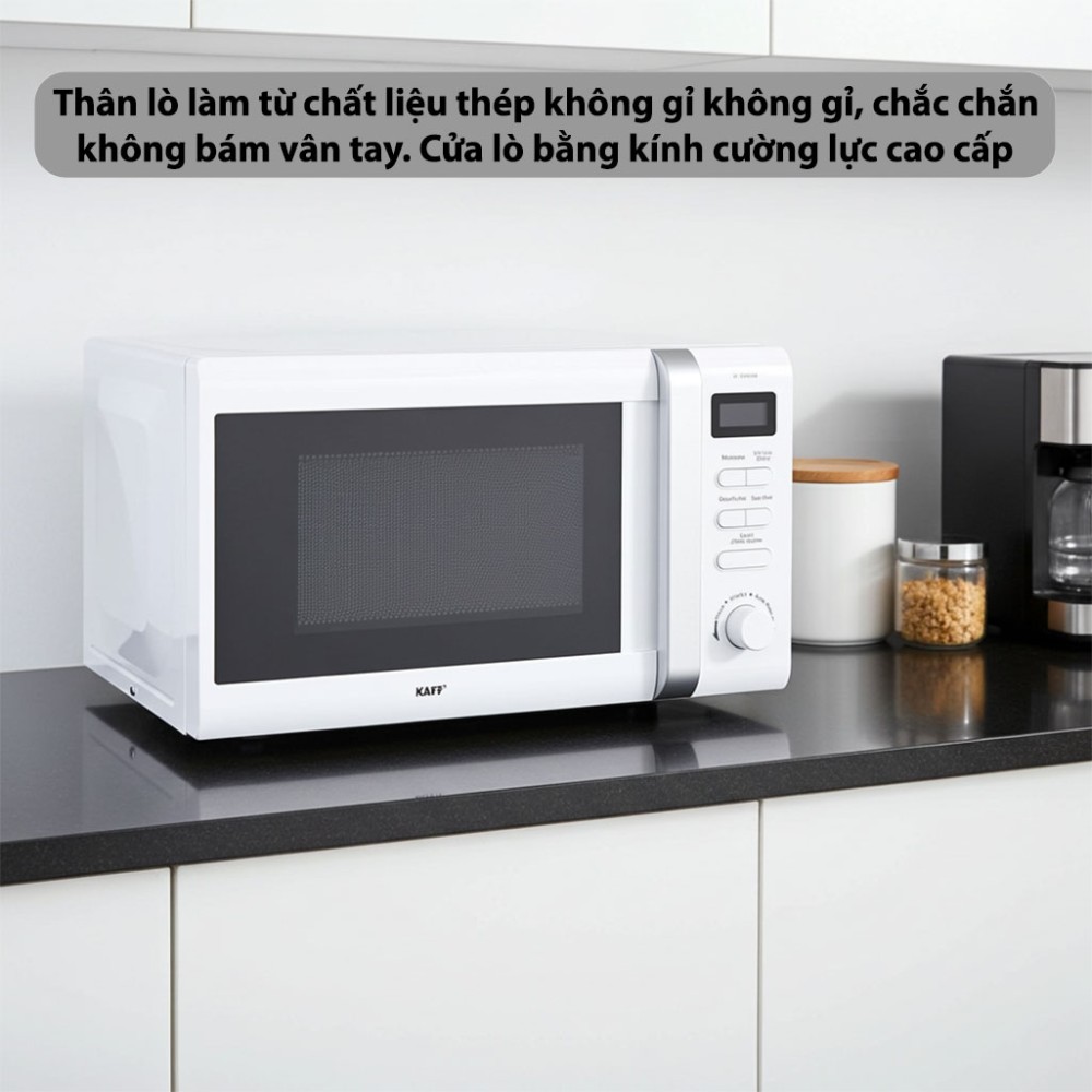 Lò vi sóng có nướng Kaff KF-AM825TW - Hàng chính hãng