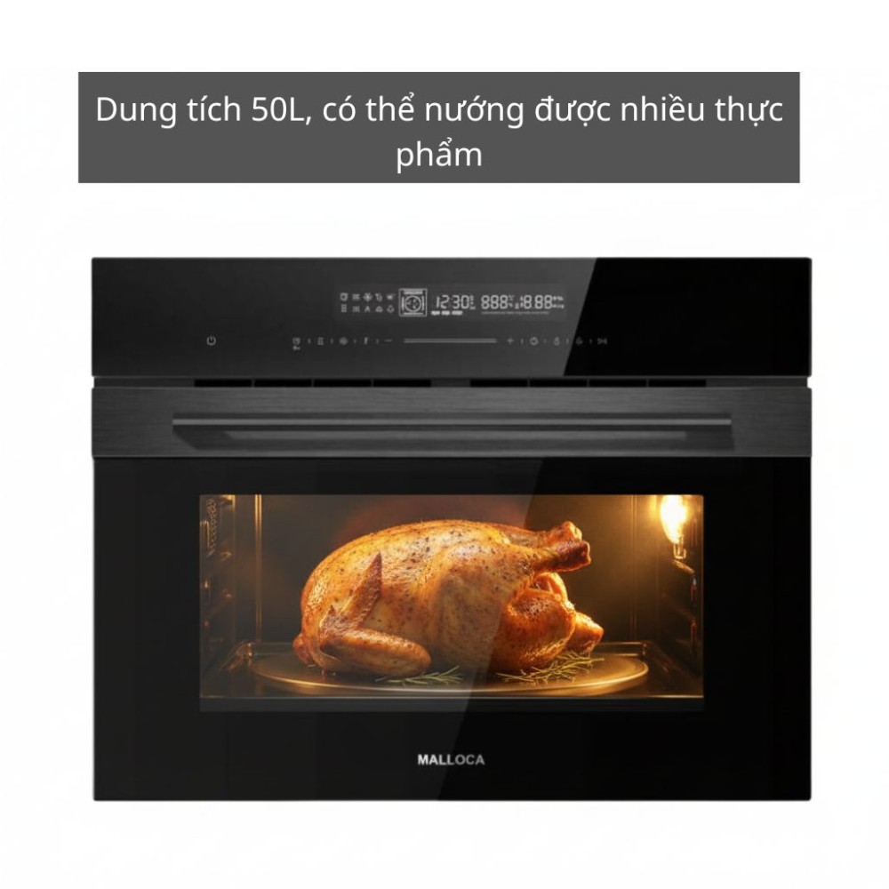 Lò vi sóng kết hợp nướng Malloca MW950BS - Hàng chính hãng