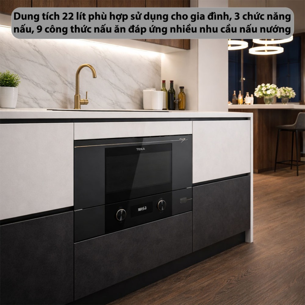 Lò vi sóng kết hợp nướng Teka ML-82-VG - Hàng chính hãng