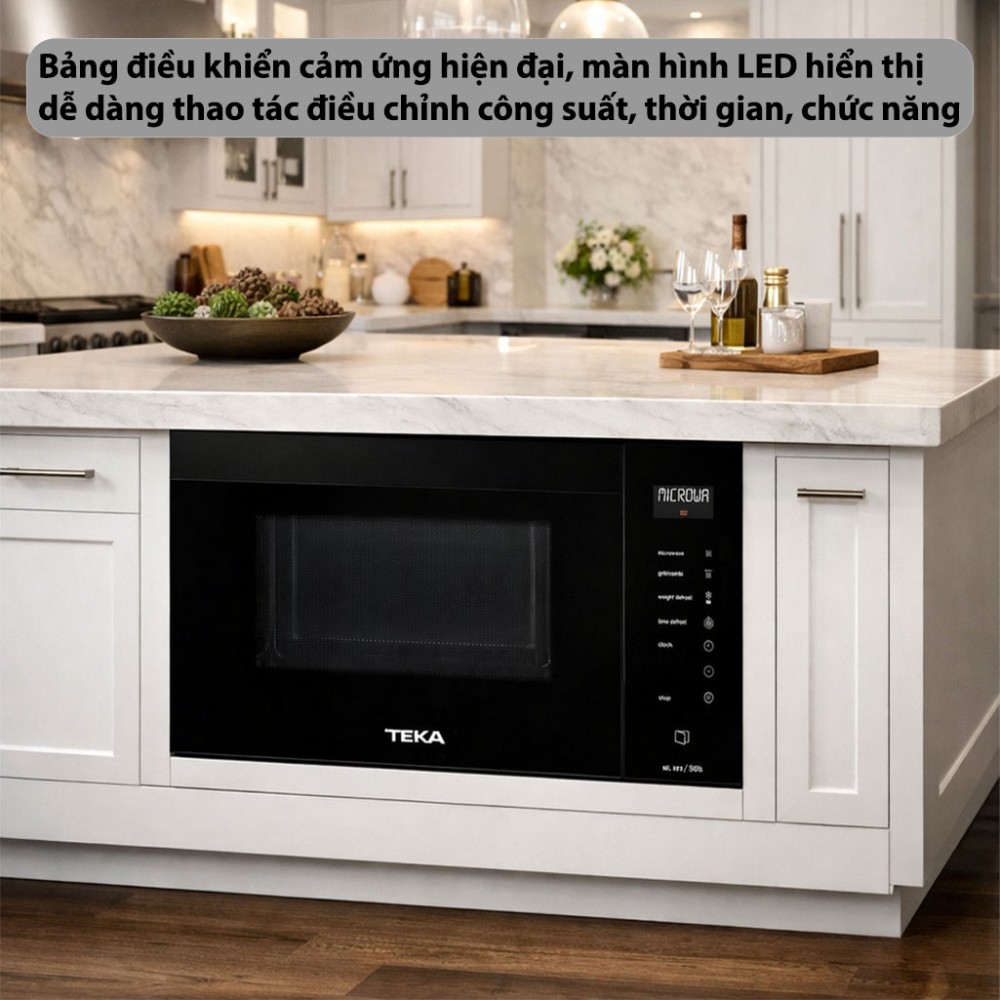 Lò vi sóng kết hợp nướng Teka ML-825-TFL-BK - Hàng chính hãng