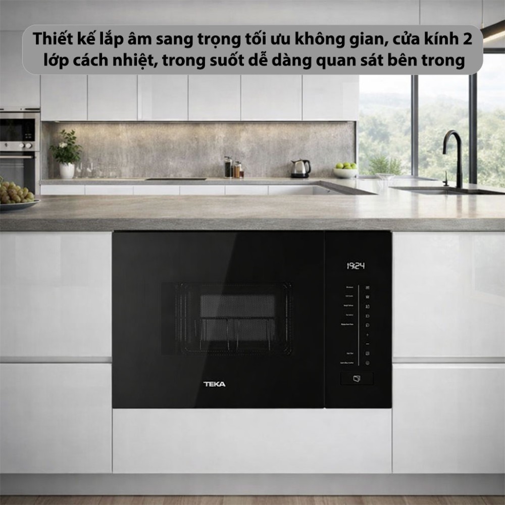 Lò vi sóng kết hợp nướng Teka MLEG-820-FI-BK - Hàng chính hãng