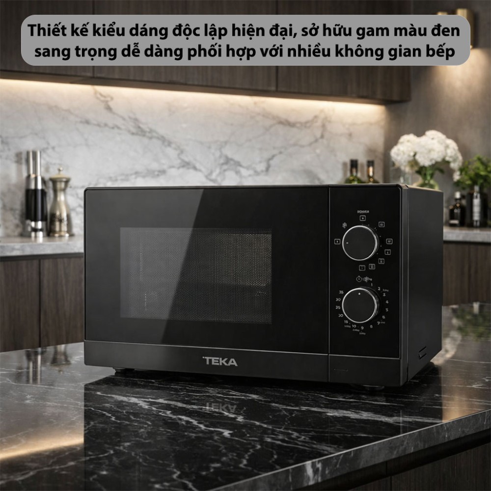 Lò vi sóng kết hợp nướng Teka MW-FS20-G-BK - Hàng chính hãng