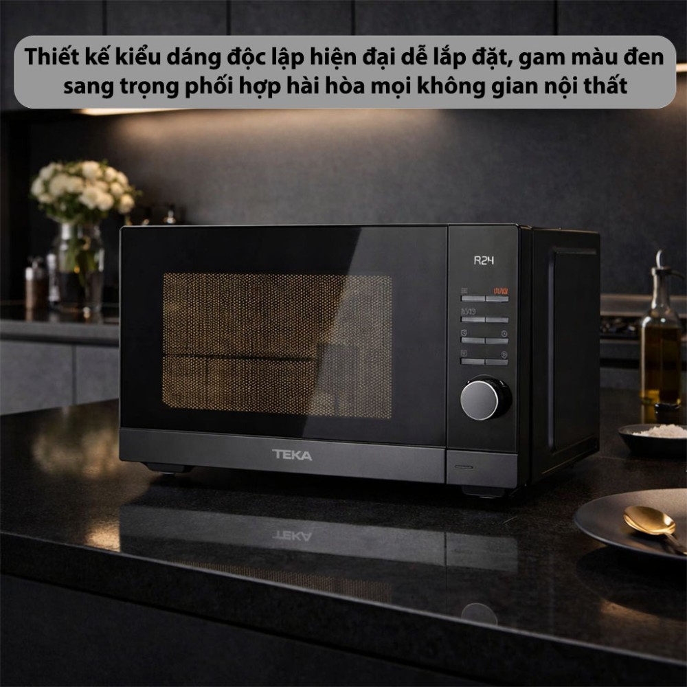 Lò vi sóng kết hợp nướng Teka MWE-FS25-G-BK - Hàng chính hãng