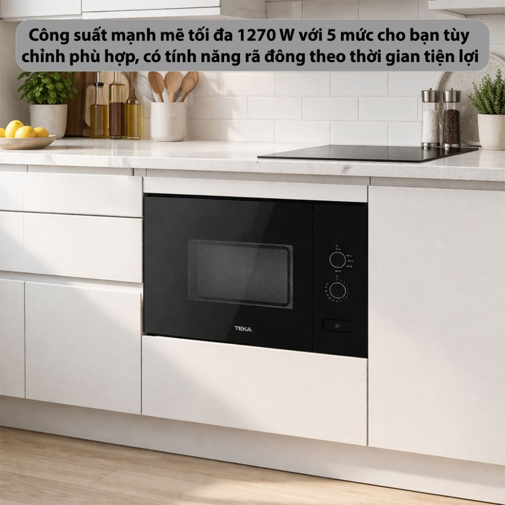 Lò vi sóng lắp âm Teka ML-820-FI-BK - Hàng chính hãng