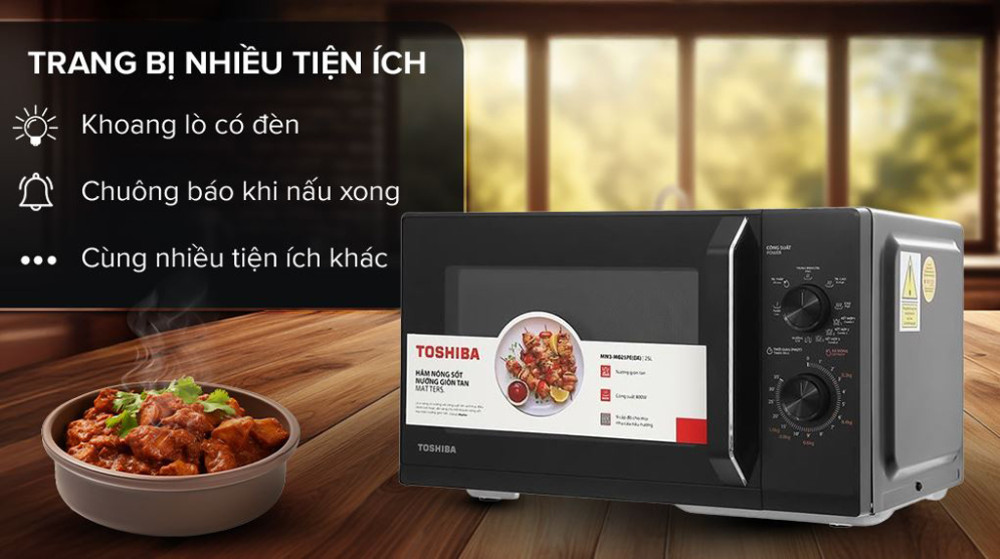Lò được trang bị nhiều tính năng, tiện ích đi kèm