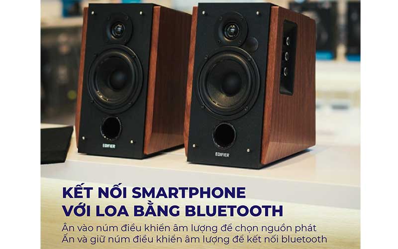 Kết nối Bluetooth không dây của Loa Bluetooth Edifier R1700BT