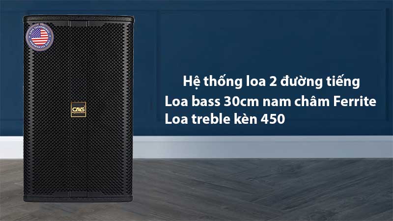 Cấu trúc của Loa Full CAVS AF12 PLUS