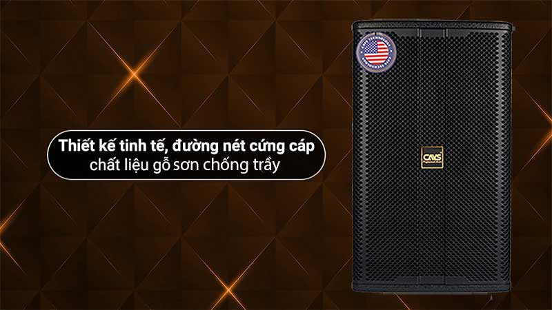 Thiết kế và chất liệu của Loa full CAVS AF12 PRO