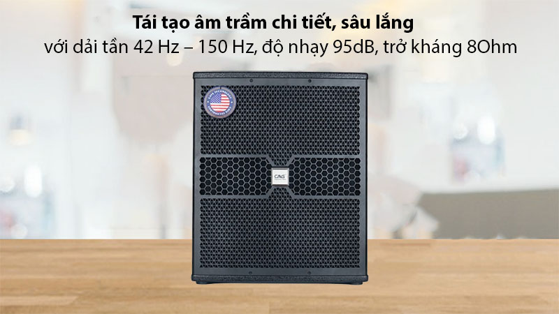 Dải tần của Loa Sub CAVS KX115