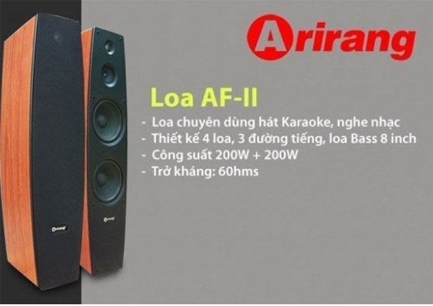 Loa Karaoke Arirang AF-II - Hàng chính hãng