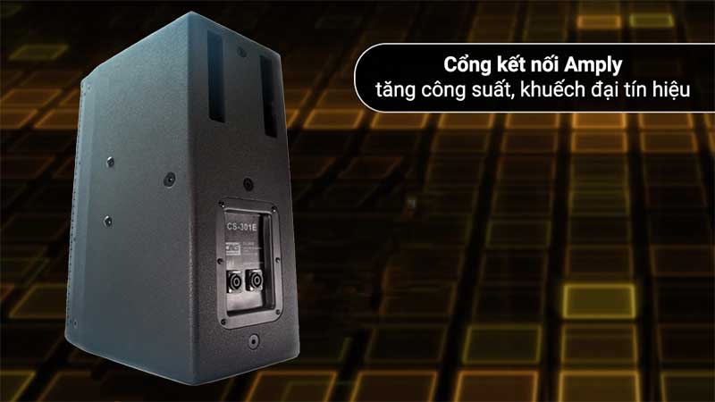 Cổng kết nối Amply của Loa karaoke CAVS CS-301E