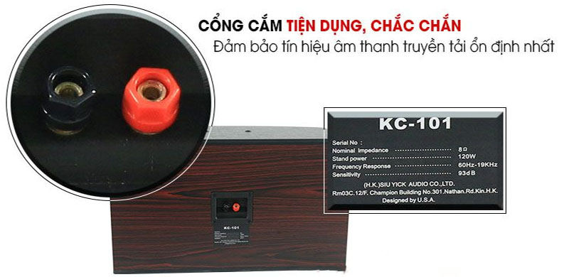 Thiết kế của Loa karaoke VinaKTV Bosselec KC-101