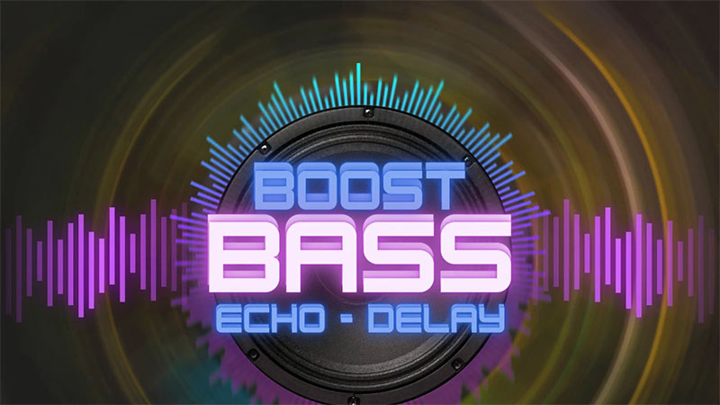 Chức năng Boost Bass của Loa karaoke di động Acnos CB302G