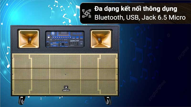 Tính năng kết nối không dây của Loa karaoke di động Asanzo AT40