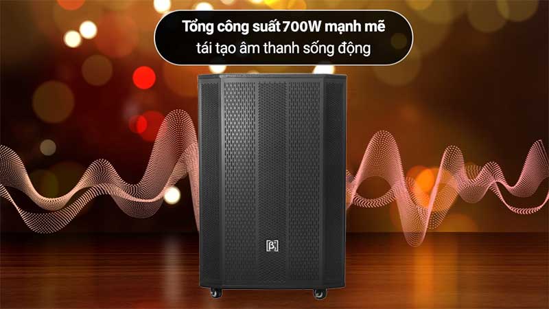 Loa karaoke di động Beta Three UB-518 - Hàng chính hãng