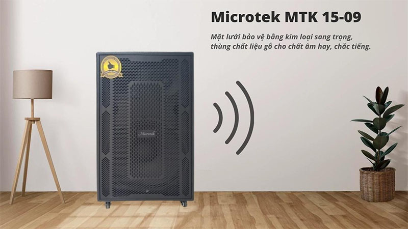 Chất liệu của Loa kéo di động Microtek MTK 15-09