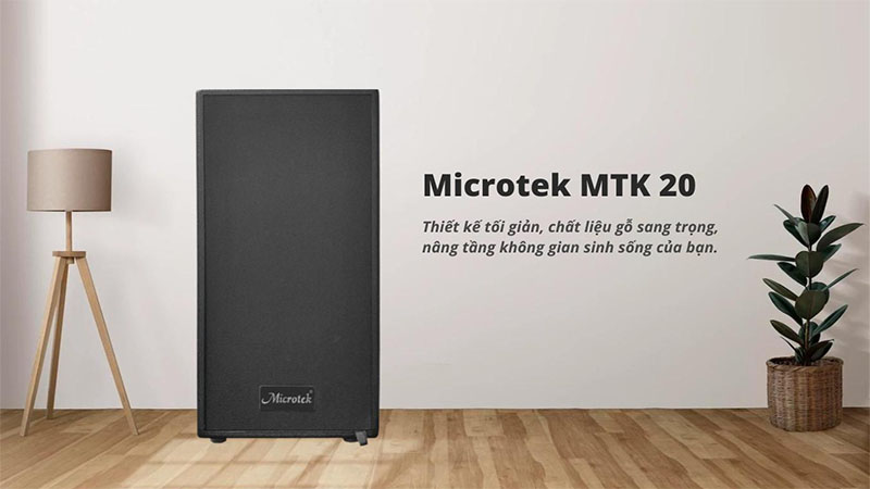 Thiết kế của Loa karaoke di động Microtek MTK 20