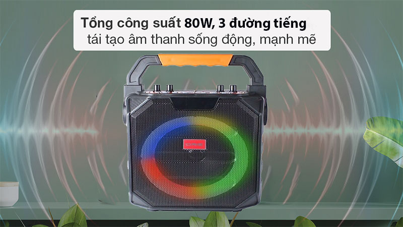 Công suất của Loa karaoke di động Oris V3