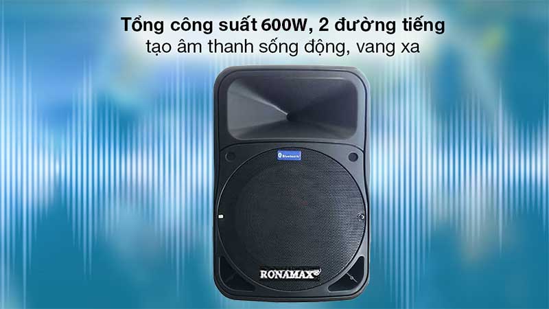Công suất của Loa karaoke di động Ronamax B15