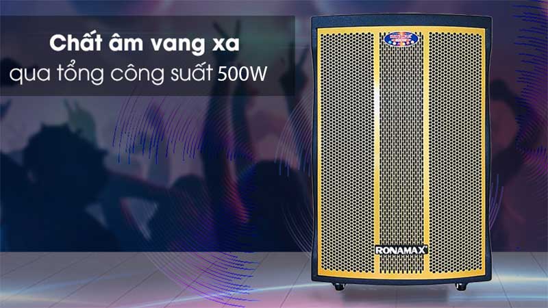Công suất của Loa karaoke di động Ronamax MF15