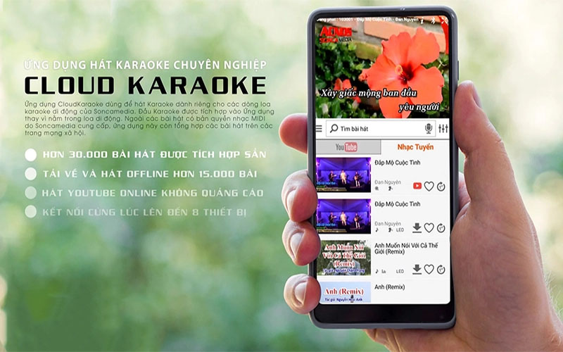 Loa karaoke xách tay Acnos CS688R - Hàng chính hãng