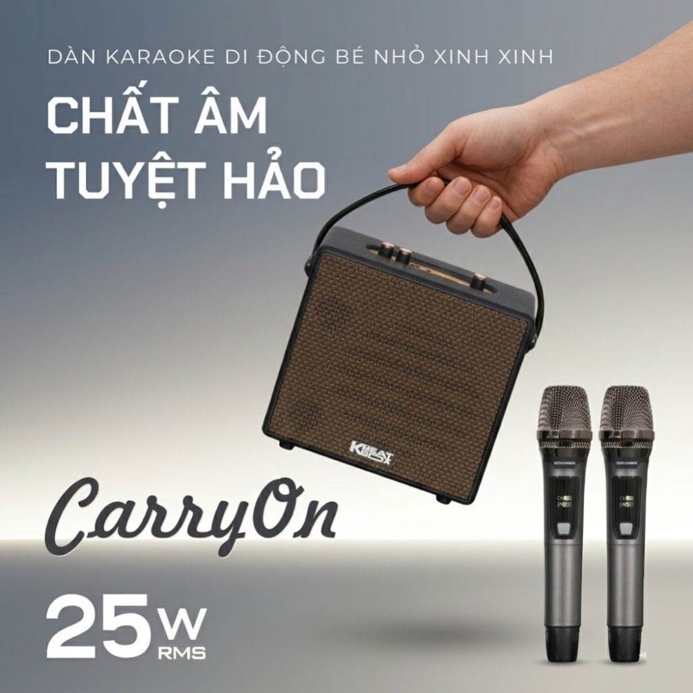Loa karaoke di động Acnos CARRYON  - Hàng chính hãng