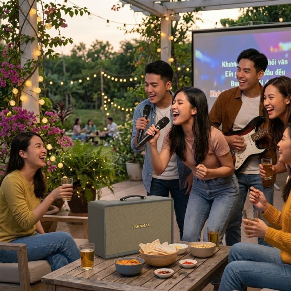Loa karaoke xách tay Paramax KARAT S - Hàng chính hãng