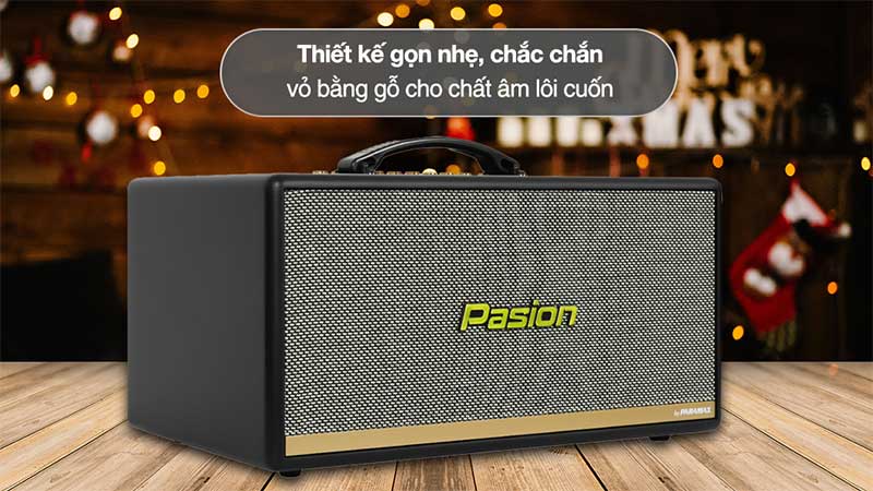 Thiết kế và chất liệu của Loa karaoke xách tay Paramax Pasion 2C